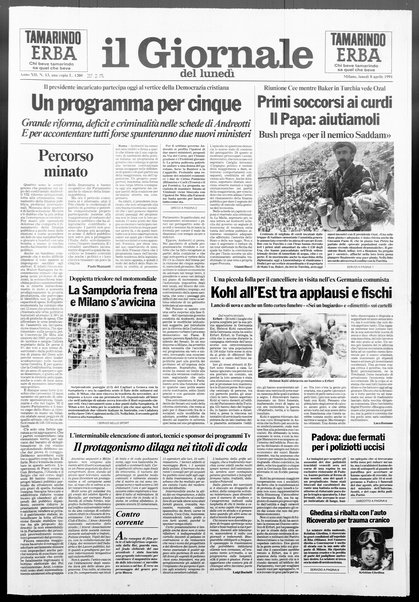 Il giornale del lunedi